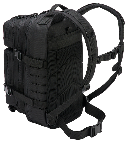Backpack Molle US Combat Backpack Black Tactical Lasercut PATCH medium