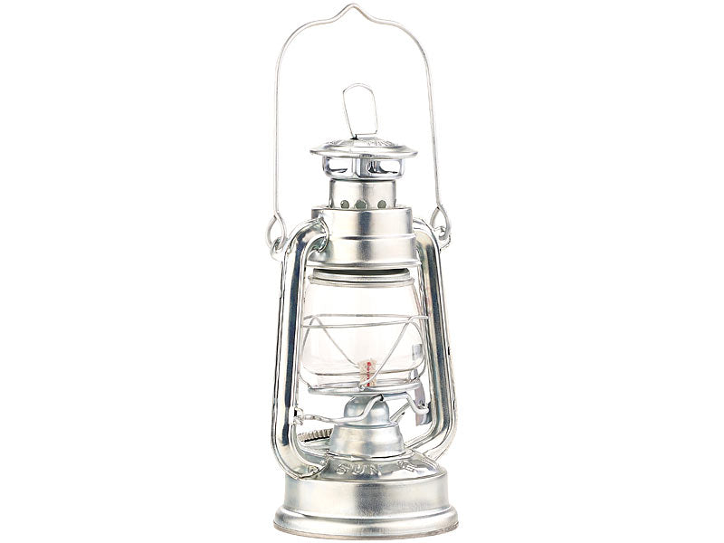 Galvanized kerosene lamp/hurricane lantern