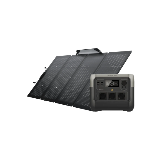 EcoFlow RIVER 2 Pro + 220W Portable Solar Panel