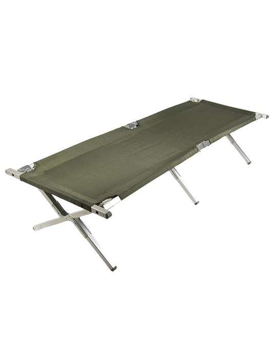 US camp bed with aluminum frame 210x70cm