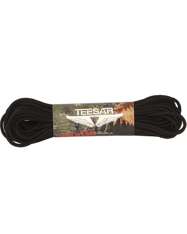 Paracord - US parachute line 50Ft. (15m) Black