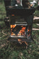 Firewood oven with grill function