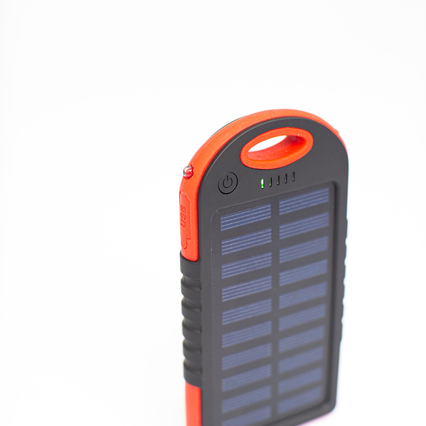 Solar power bank Premium solar panel with power bank, lamp and 2x USB Out - charging directly with the sun for emergency power