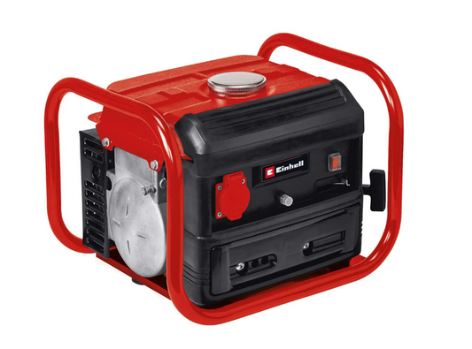Gasoline emergency generator with 230V socket connection Power generator - always and everywhere power supply with a quiet 2-stroke drive motor and 230V socket