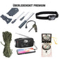 Emergency Backpack Premium - Complete Survival Kit with Solar Radio