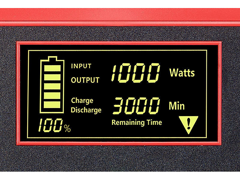 Power station with 110 watt solar panel