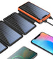 Double pack - 2x solar power bank - test winner with 26800mAh